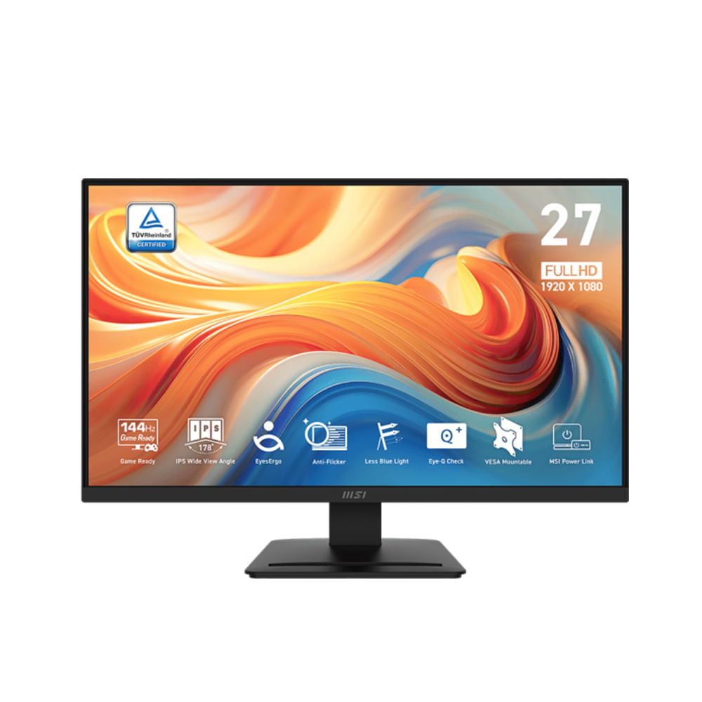 Monitor MSI PRO MP273LE14 27"" FHD 144Hz: Pantalla Ultra Rápida para Gaming y Trabajo Productivo