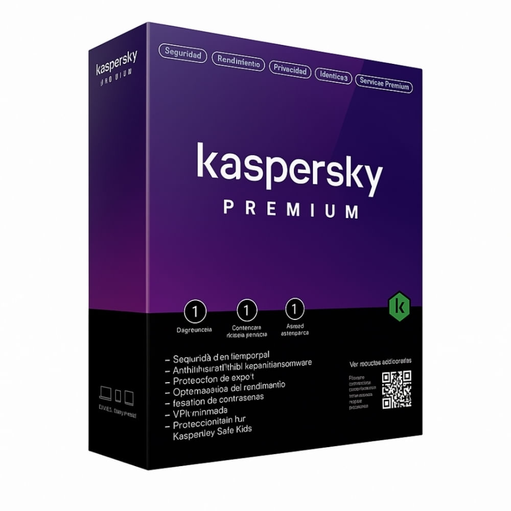 Kaspersky Premium Antivirus 1 PC por 1 Año - Protección Avanzada para tu Dispositivo
