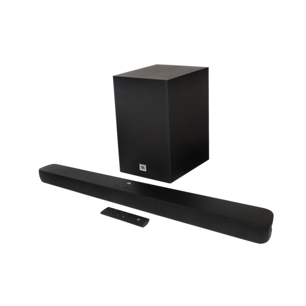 Barra de sonido JBL SB180 con Bluetooth y conexión por cable - Estilo elegante en negro