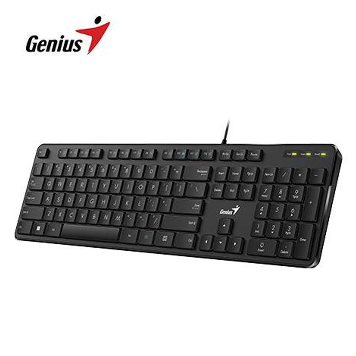 Teclado Genius Slimstar M 200 Usb Multimedia Black