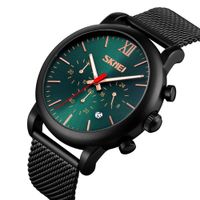 Reloj Skmei 9203 Negro fondo verde Cronómetro Verde