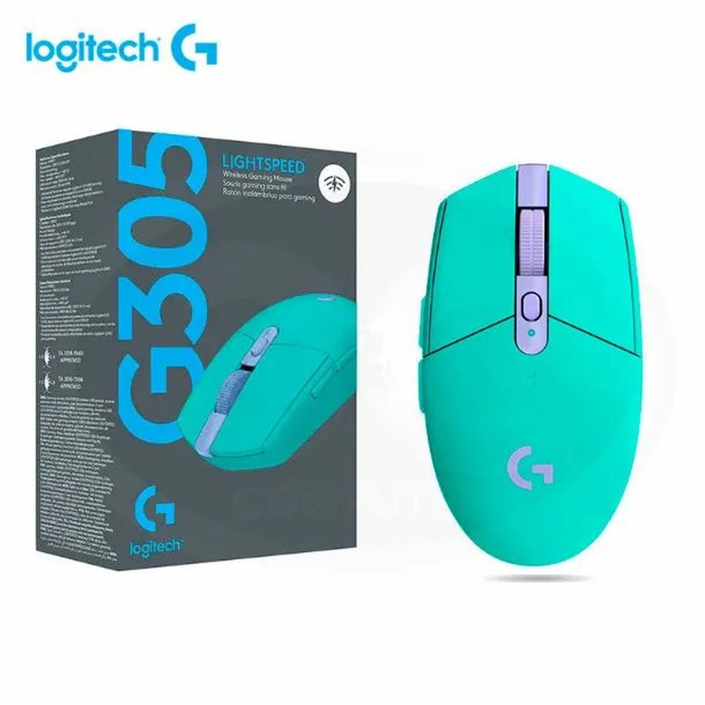 Mouse Gamer Inalámbrico Logitech G305 Lightspeed Verde Menta