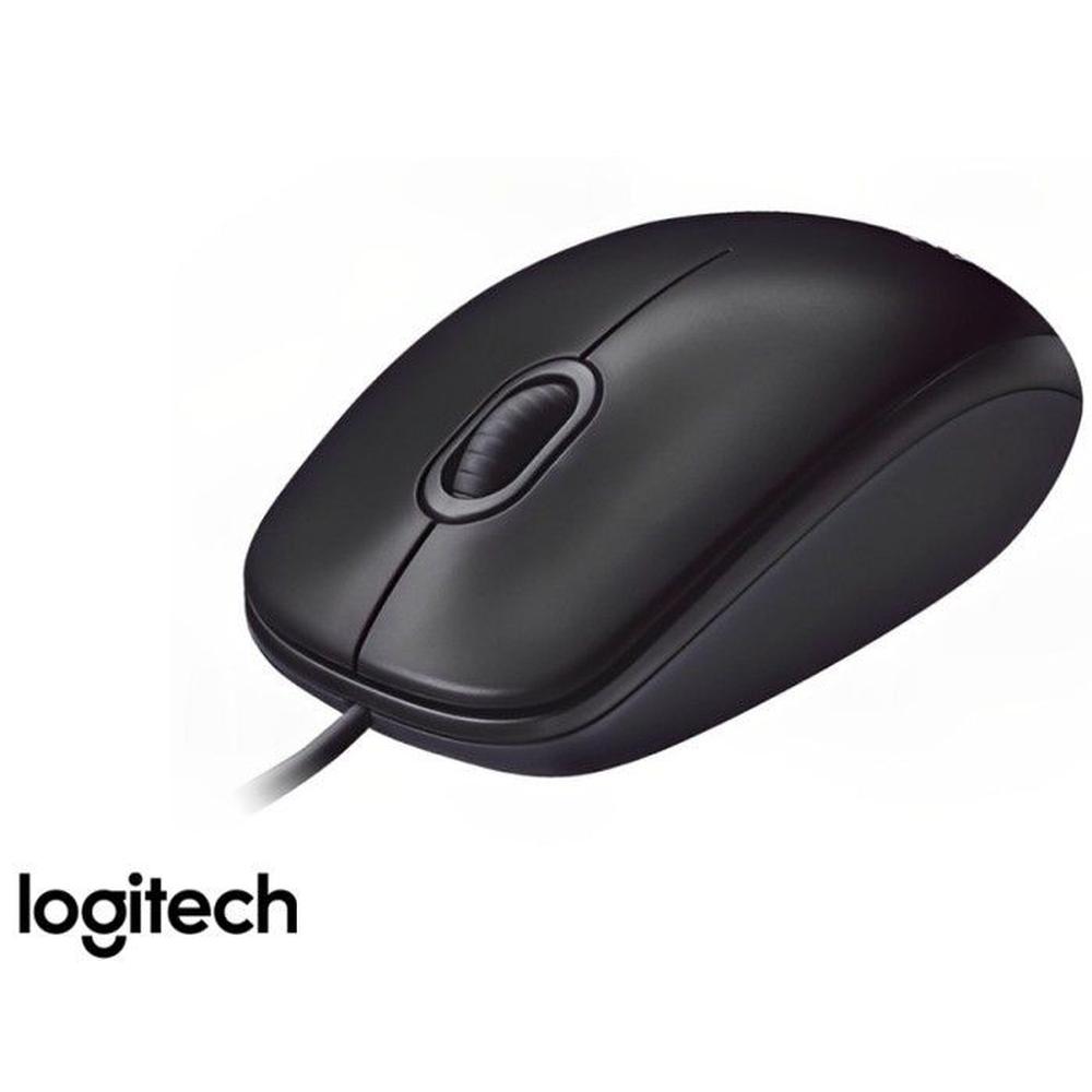 Mouse Logitech M90 USB Negro con cable