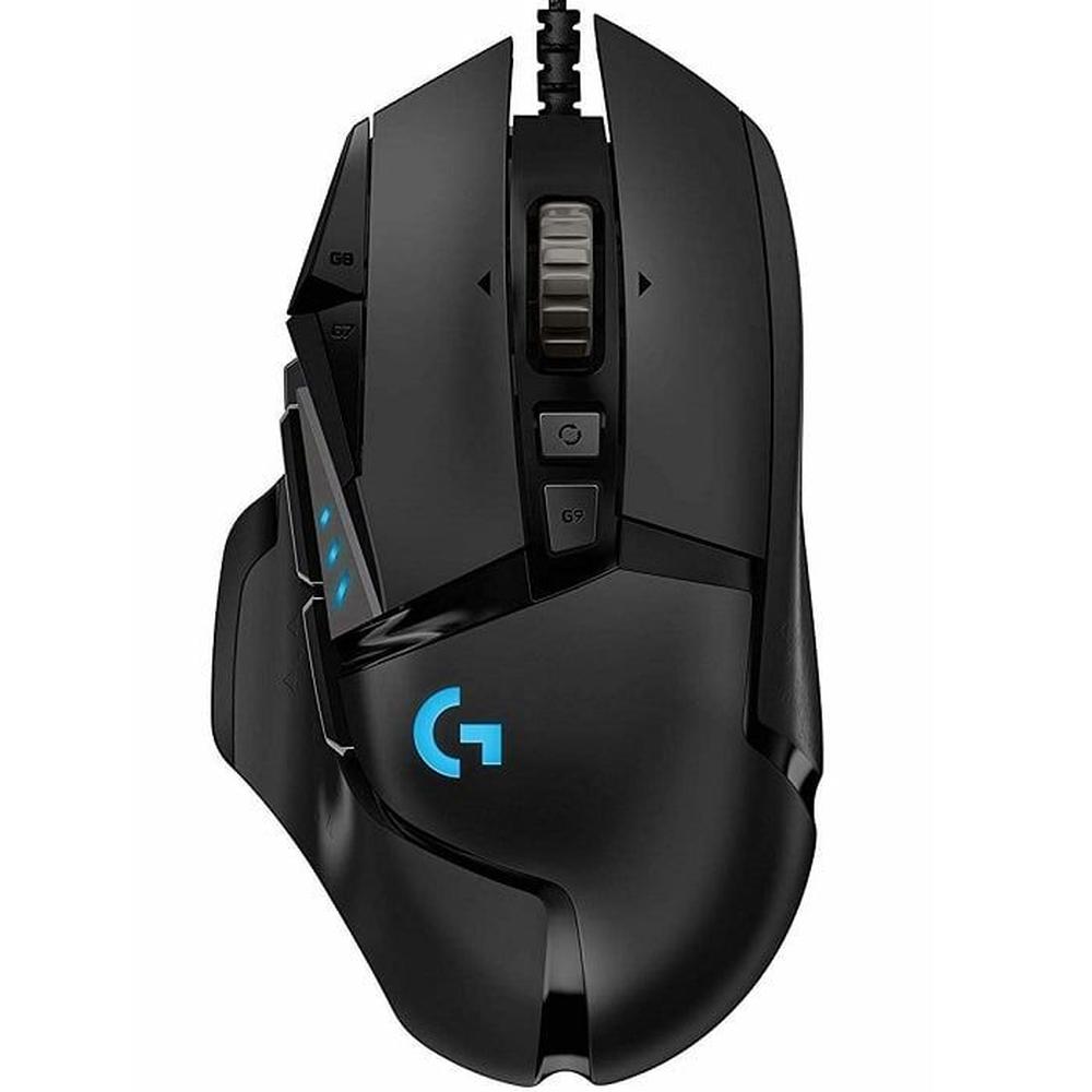 Mouse Gamer Logitech G502 Hero 11 Botones 16000 DPI negro