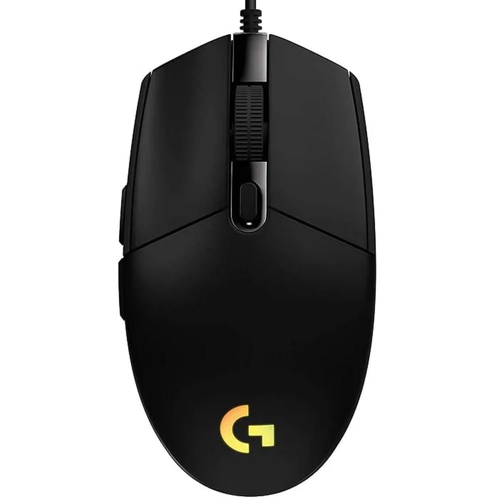 Mouse Logitech G203 NEGRO- BK RGB LIGHTSYNC Con 6 Botones Para Juegos