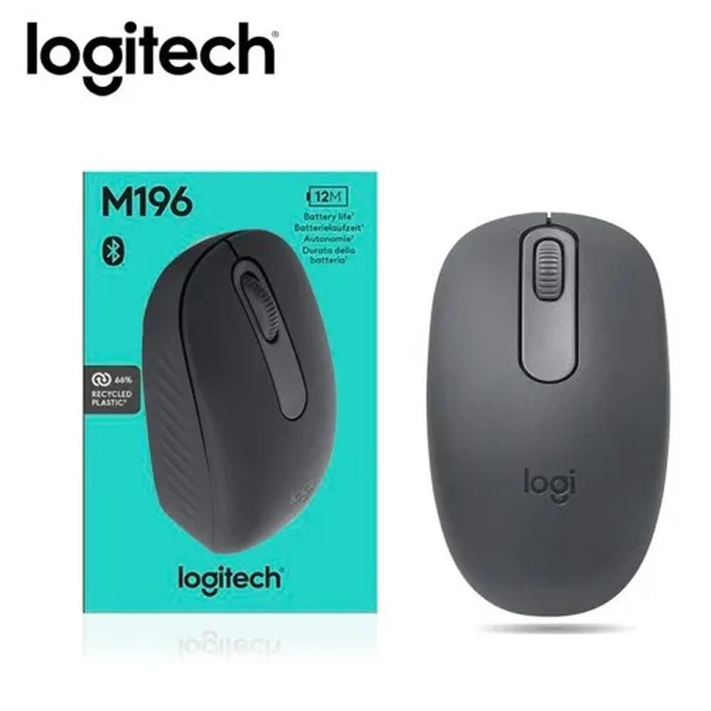 Mouse Logitech M196 Bluetooth Black- negro