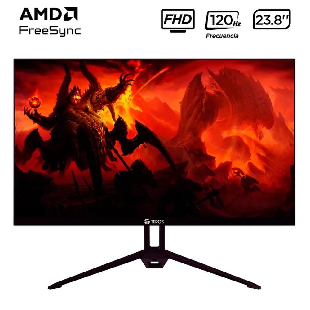 MONITOR TEROS TE-2415S 238 PLANO FHD IPS 120HZ HDMI DP