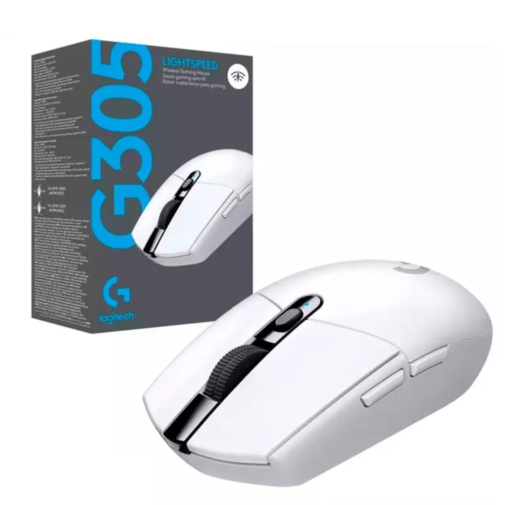 Mouse Gamer Inalámbrico Logitech G305 Lightspeed White Blanco