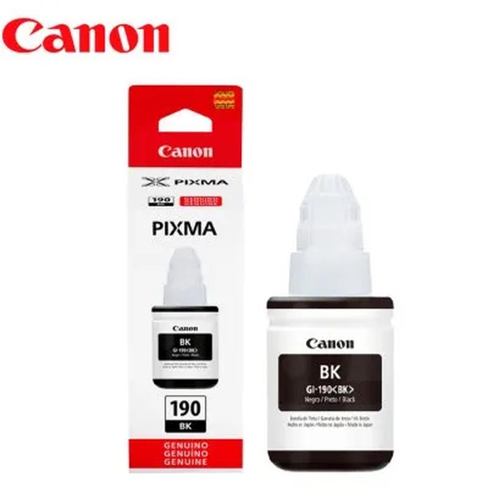 TINTA CANON GI-190BK NEGRO Original G3100 G2100 G3110 G4110