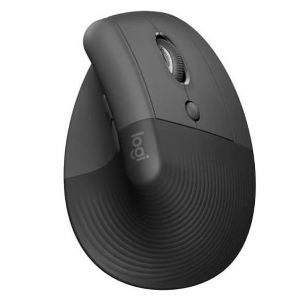 Mouse Logitech Vertical MX Lift Bluetooth Ergonómico - grafito negro