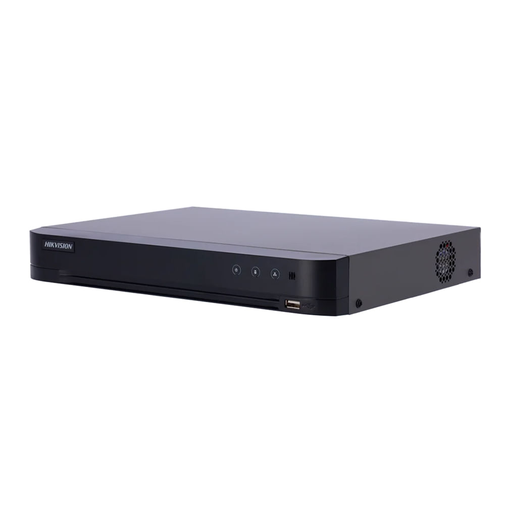 Hikvision AcuSense DVR de 4 Canales, Grabador de Video en Red, Ideal para Seguridad y Monitoreo