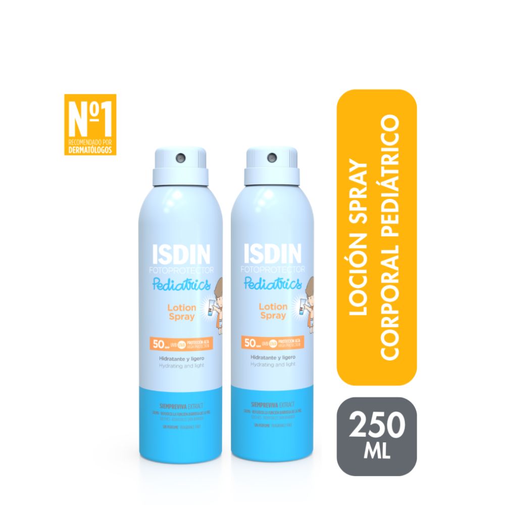 Duo Fotoprotector Isdin Pediatrics Lotion Spray SPF50 250ml
