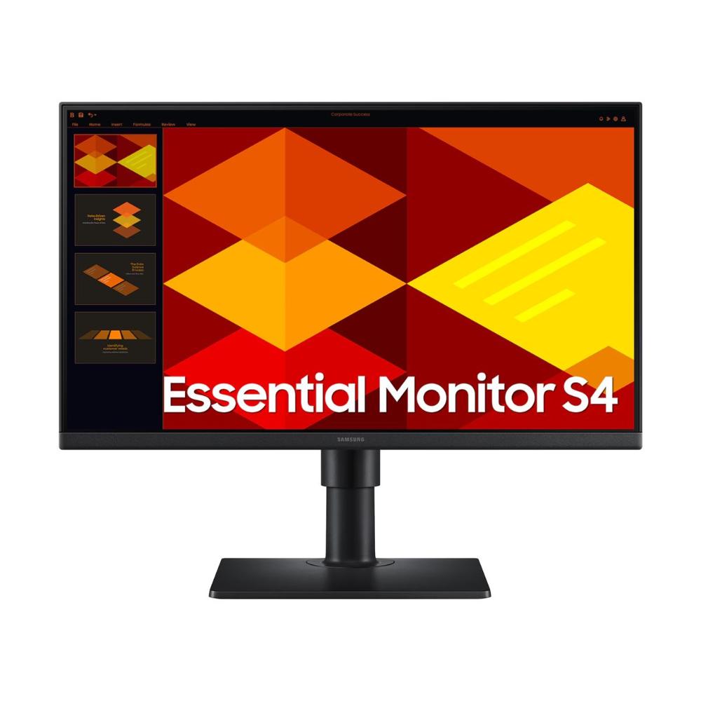 Monitor plano Samsung 22 Essential S4 LS22D400GALXPE FHD