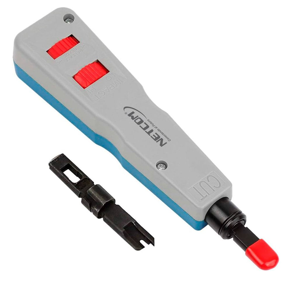 Ponchador de Impacto NETCOM Punch Down 11088 y 11066 cat5 cat6 Krone