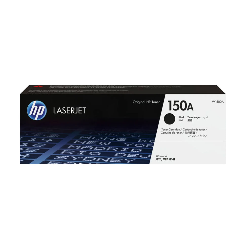 Toner HP 150A Negro Original - 975 páginas de alta calidad para impresoras HP