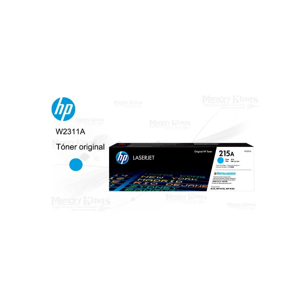 Toner HP 215A Cian Original - 850 páginas de impresión de calidad superior