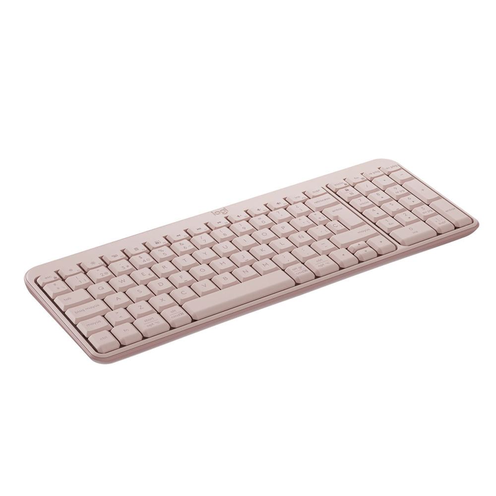 Teclado Logitech K250 Bluetooth Compacto en Rosa - Estilo y Comodidad para Tu Espacio