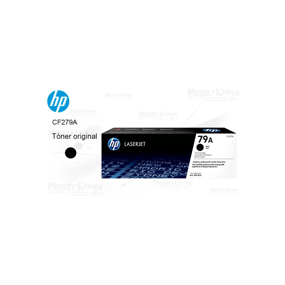 Tóner HP 79A Negro Original - 1000 Páginas de Impresión de Alta Calidad