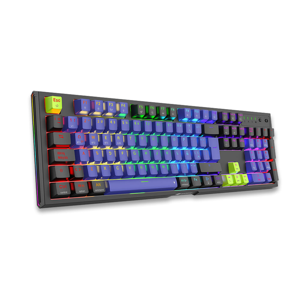 Teclado Gaming ANTRYX MK-865 TRIX SW Red RGB - Ilumina tu juego con retroiluminación personalizada