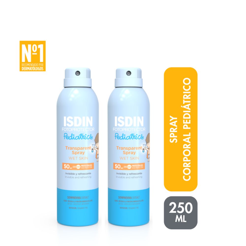 Duo Fotoprotector Pediatrics Transparent Spray Wet Skin SPF50 250ml