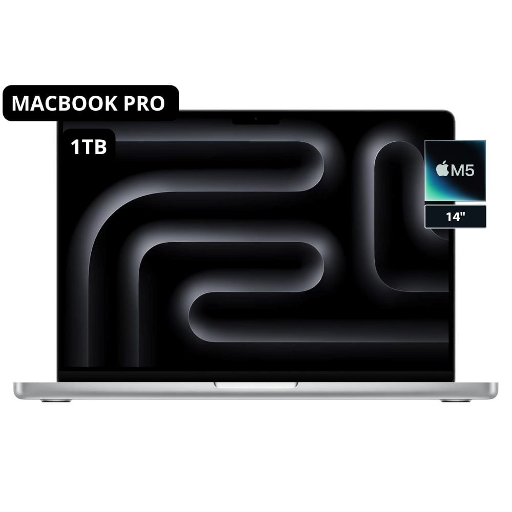MacBook Pro Apple de 14 CHIP M5 24GB RAM 1TB SSD - Silver - Teclado Americano
