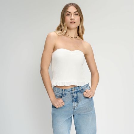Blusa Mujer Hypnotic Tini 1 Blanco Talla M