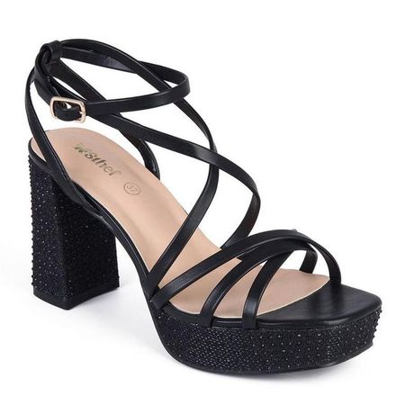 Sandalias de Vestir DAMA STHEF 7932 NEGRO 35 Negro