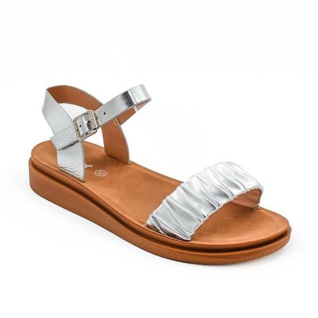 Sandalia casual para mujer STHEF - 8010 36 Plateado