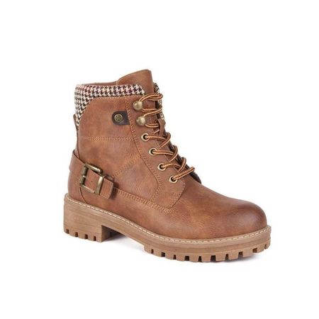Botas y Botines Mujer 7447 Camel-STHEF 36 Dorado