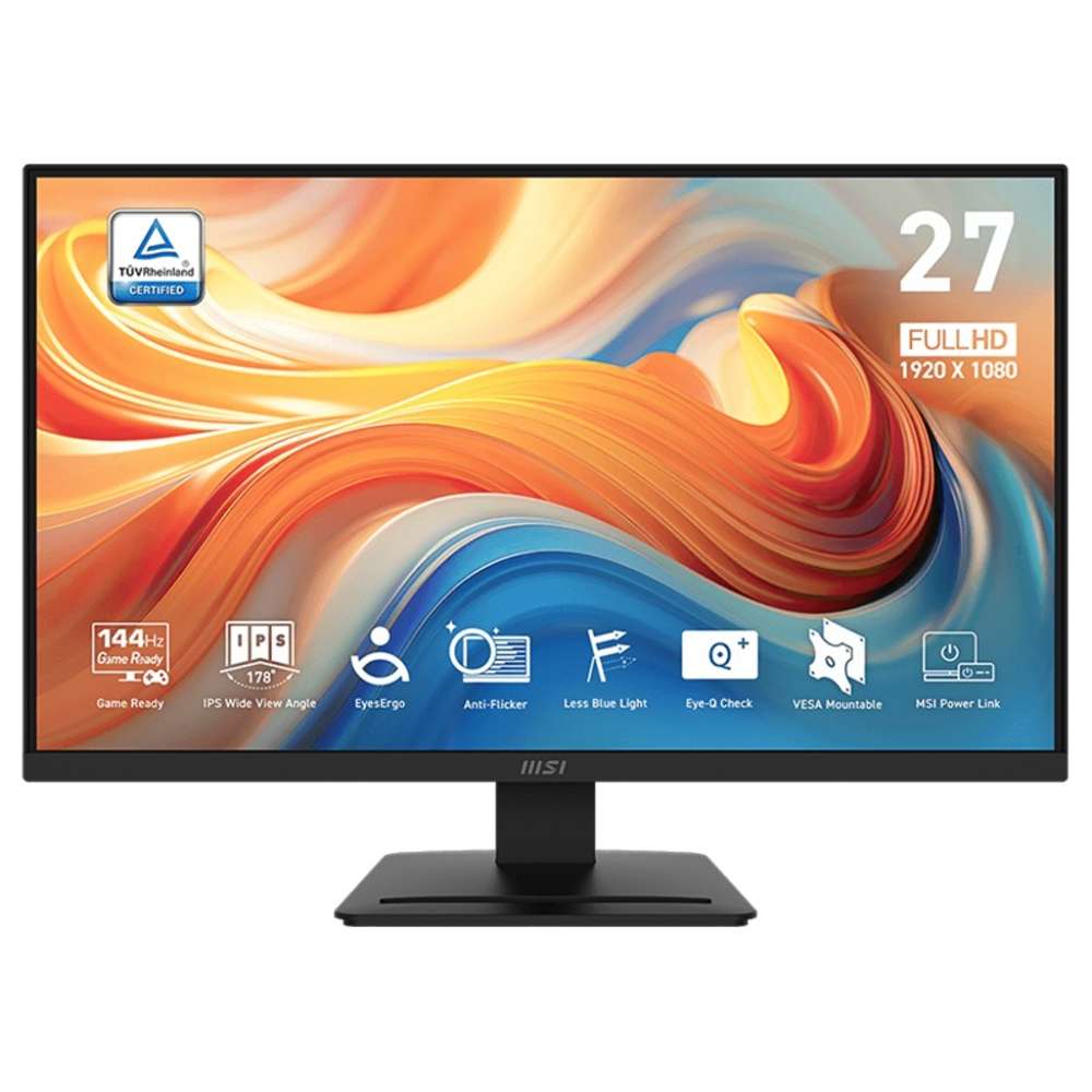 Monitor Plano MSI PRO MP273L E14, 27""/144Hz/FHD(1920x1080)/IPS/HDMI/VGA