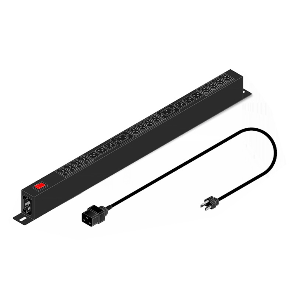 Unidad de distribución de energía ELISE, PDU-V-20T-15A-6(N5-15R)-12(C13)-2(C19)-C20-0U