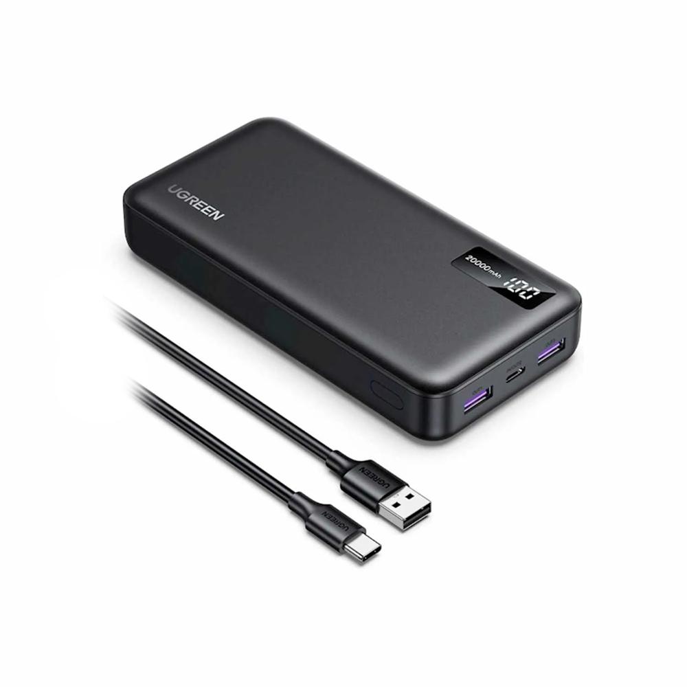 Power Bank Ugreen Carga Rapida 20000 mAh 20W Morado PB312-65590B