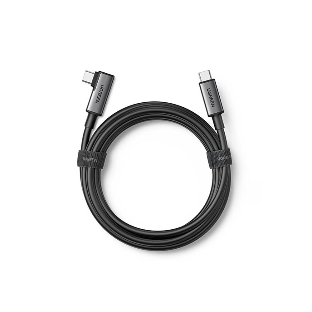 Cable Ugreen USB-C Angulo Recto 90º a USB-C 5m Negro US551-90629