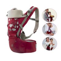Canguro Para Bebé Ergonómico Ballena 3 en 1 Guinda