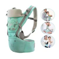 Canguro Para Bebé Ergonómico Ballena 3 en 1 Verde Agua