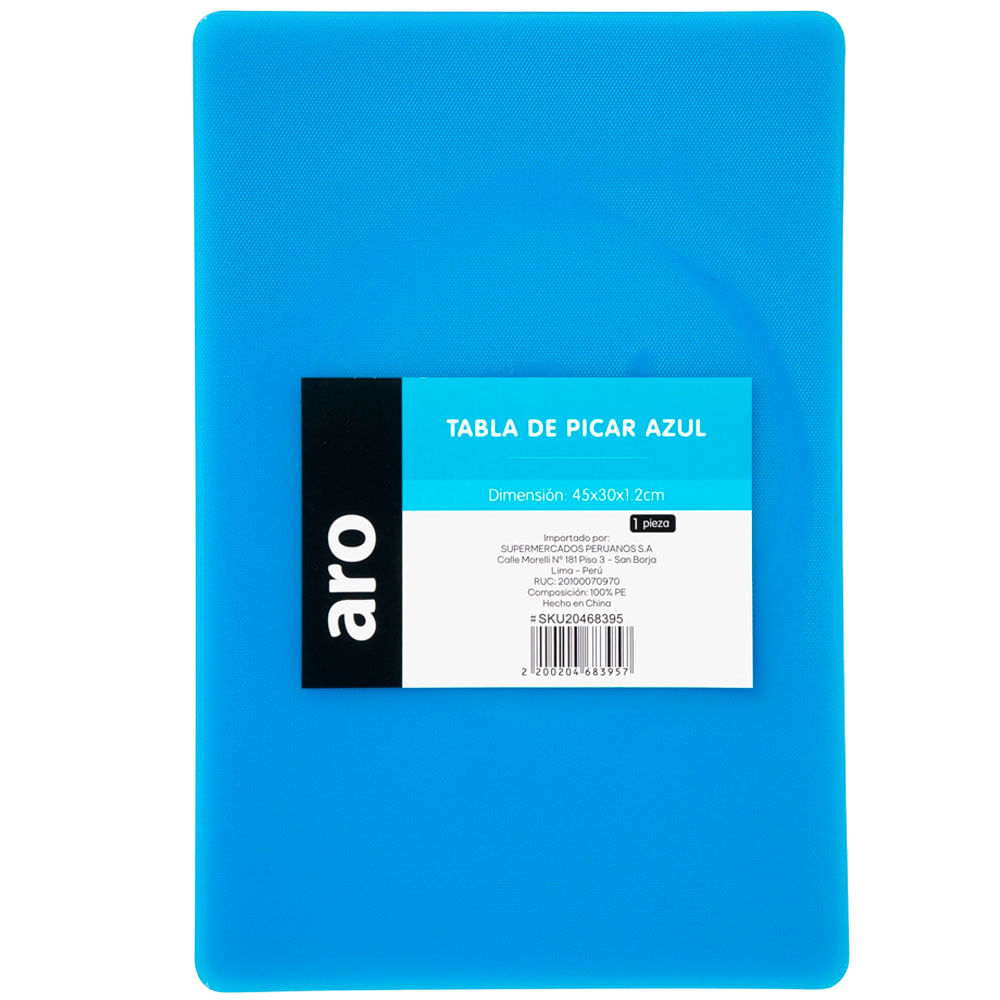Tabla de Picar ARO 45X30X1.2cm Azul