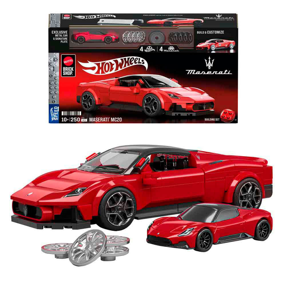 Auto Armable Set Speed Maserati MC20 MATTEL BRICK SHOP JFR90