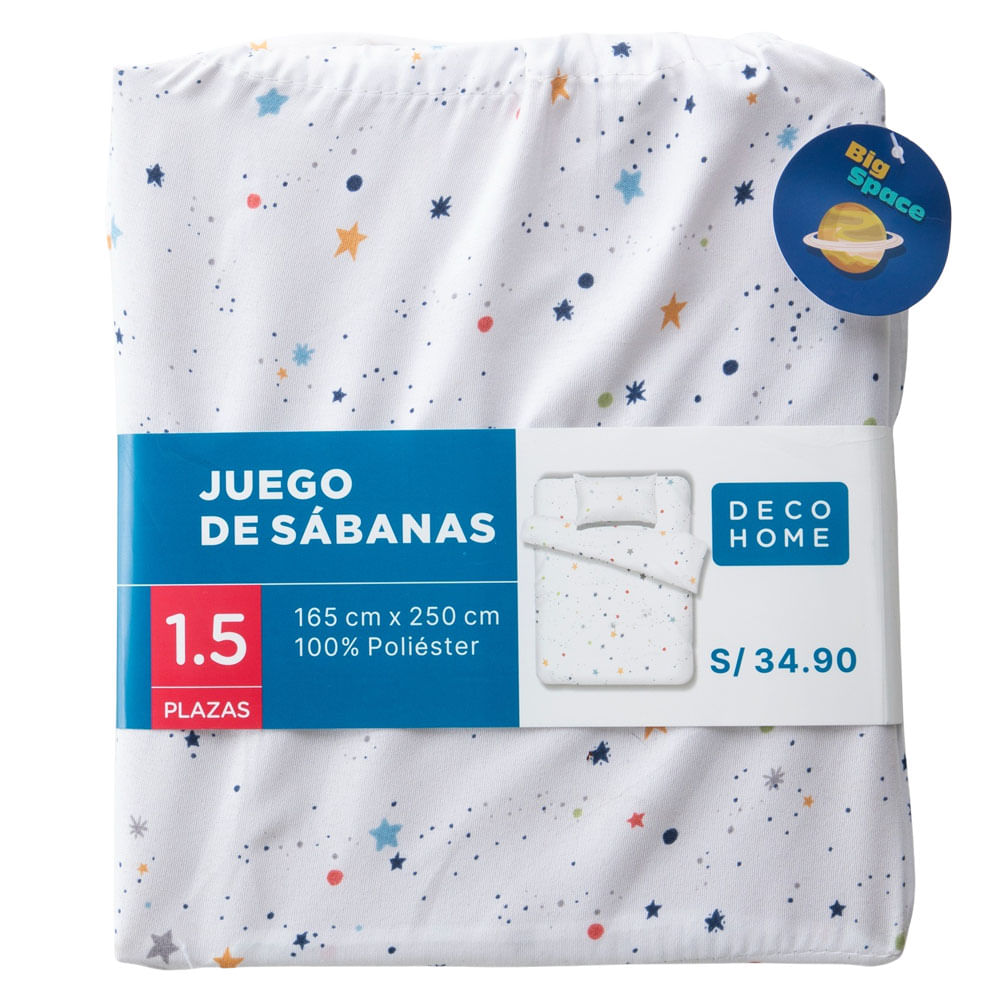 Sabanas DECO HOME Big Space Dis2 1.5Plazas