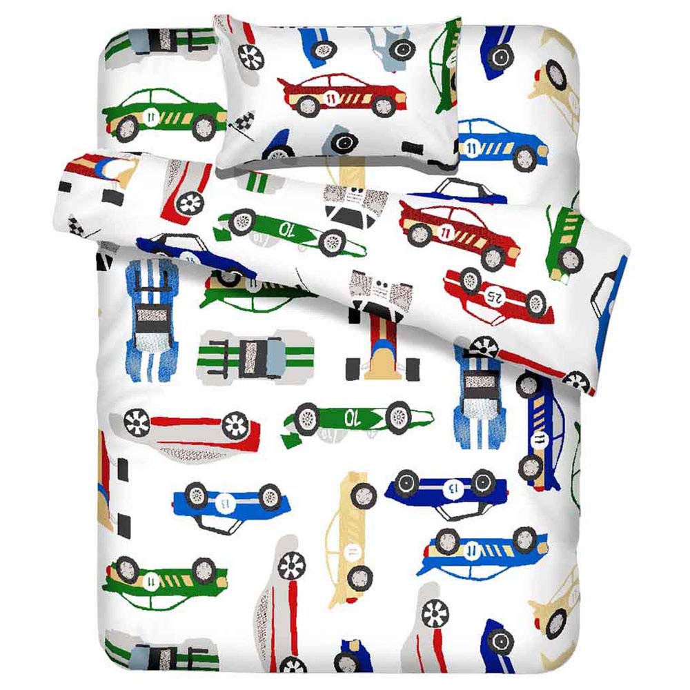 Sábanas DECO HOME Race Cars 1.5 Plazas