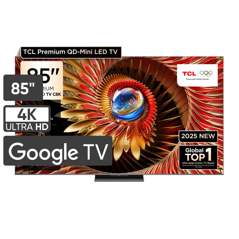 Televisor TCL QD Miniled 85'' UHD 4K 85C8K