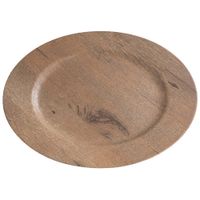 Plato de Sitio DECO HOME Amaderado Bosque Natural