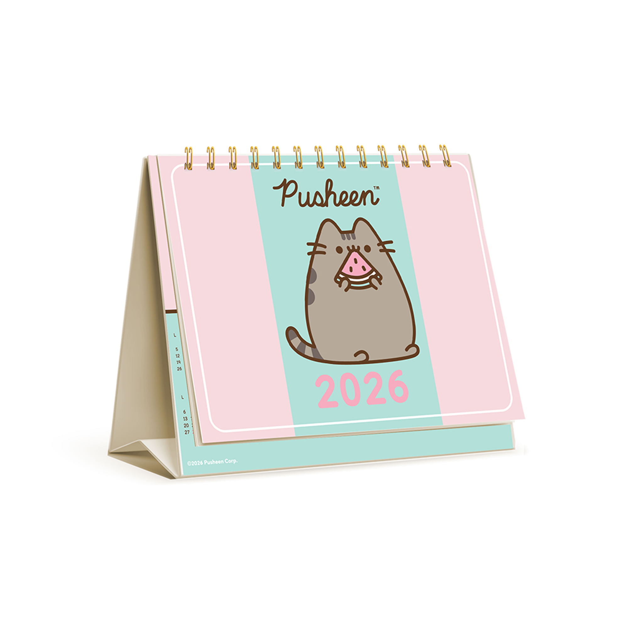 Calendario 2026 de escritorio Pusheen ARTESCO