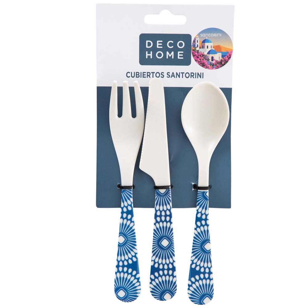 Cubiertos DECO HOME set x3 Santorini