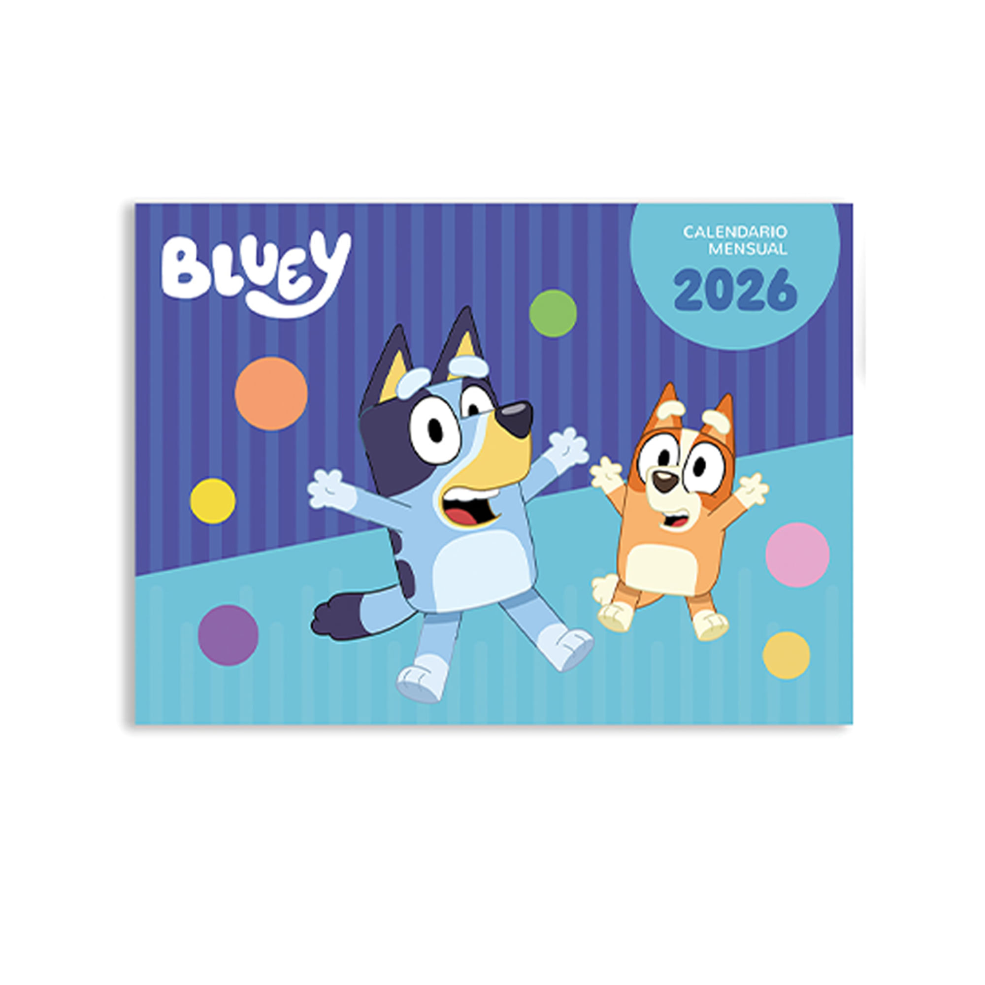 Calendario 2026 mensual Bluey ARTESCO