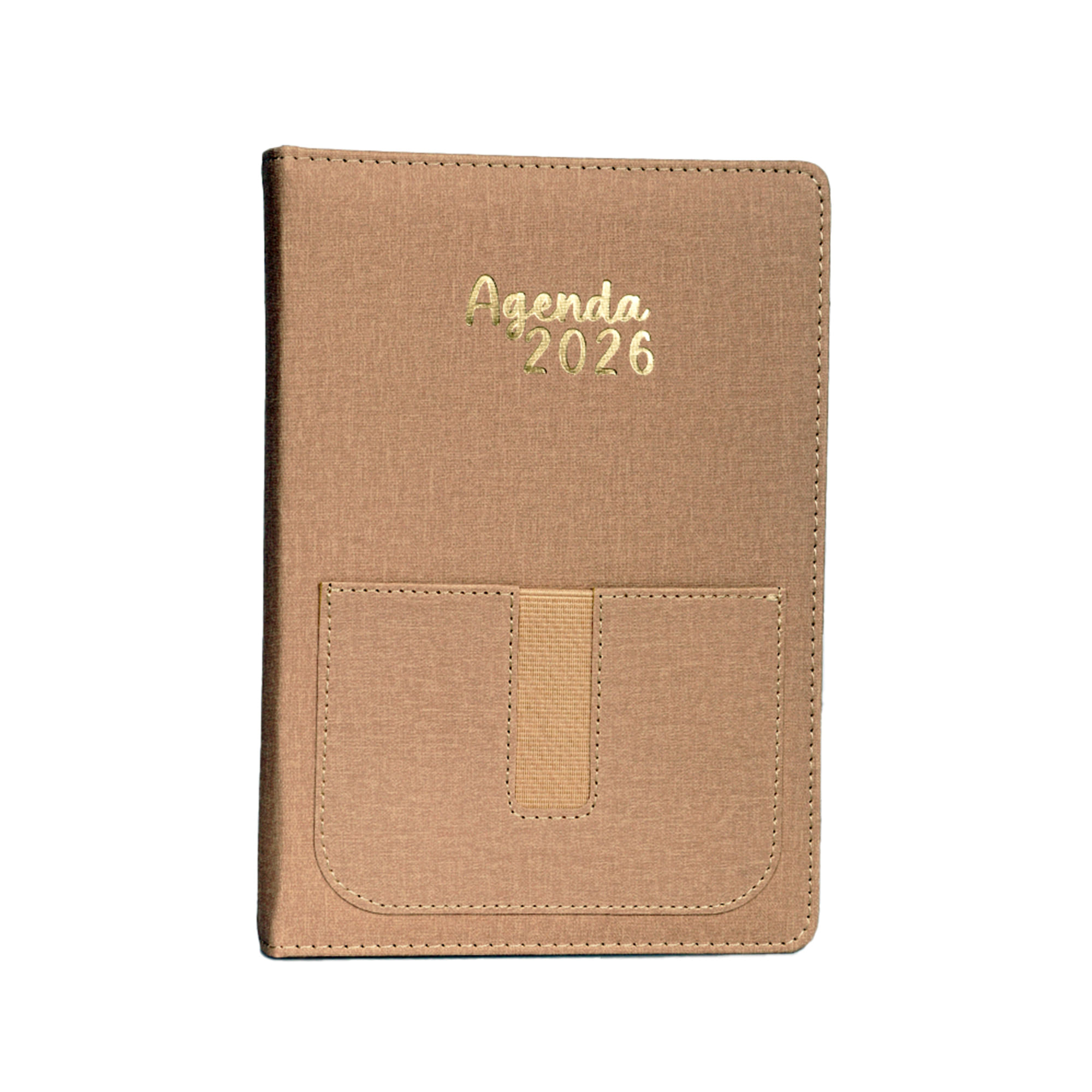 Agenda 2026 jeans marrón ARTESCO