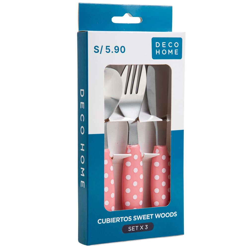 Cubiertos DECO HOME X3 Sweet Woods