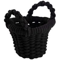 Canasta DECO HOME Negra B&W 15*15*12cm