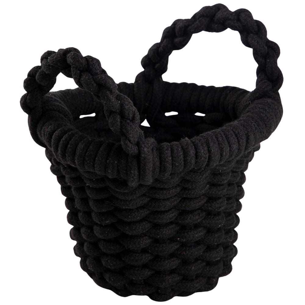 Canasta DECO HOME Negra B&W 15*15*12cm