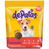 Alimento para Perro DE PATAS Cachorro Bolsa 2Kg