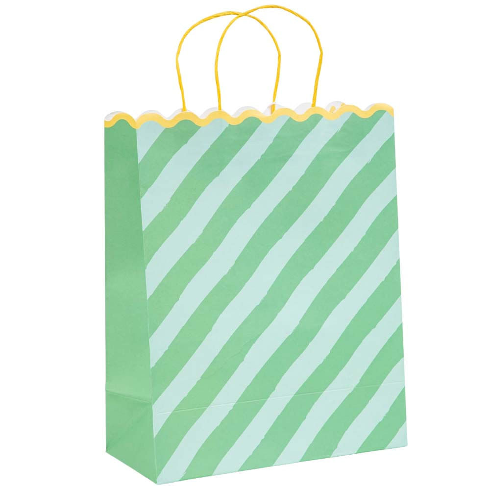 Bolsa de regalo rayas CLASS&WORK verde